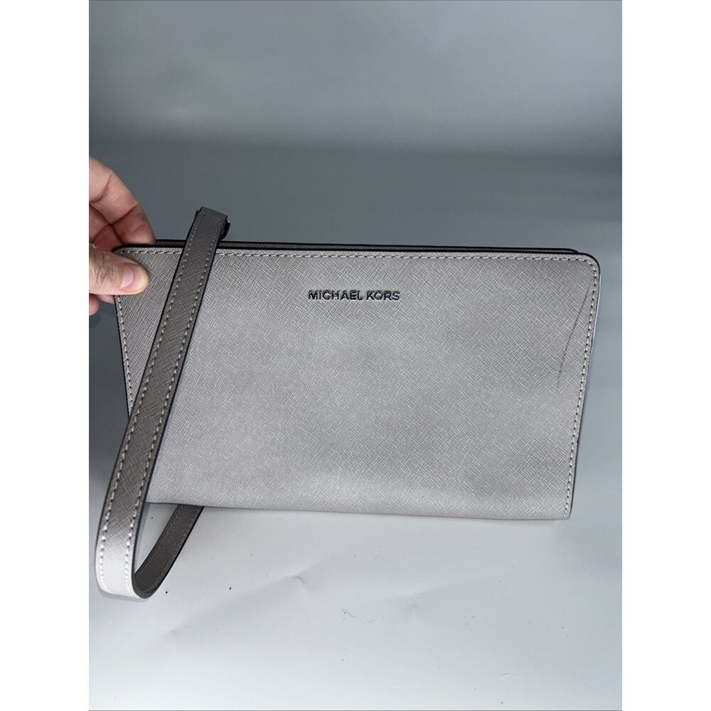 Michael Kors Jet Set Gray Crossbody Cross Body